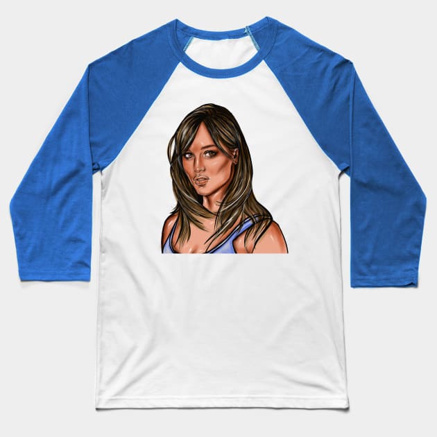 Jennifer Garner Baseball T-Shirt by Svetlana Pelin